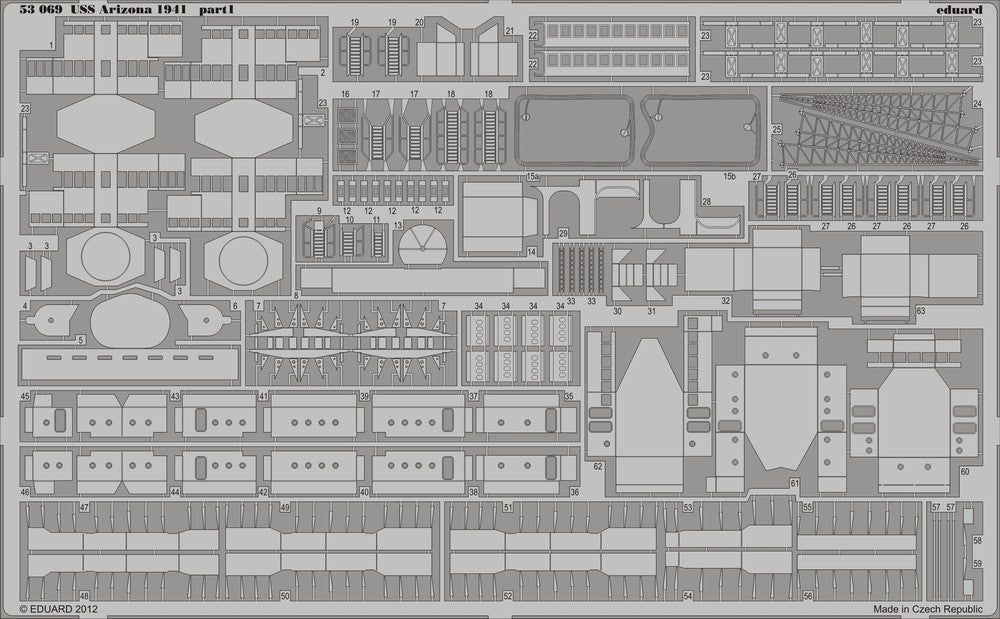 Eduard 53069 1/350 Ship- USS Arizona 1941 for HBO