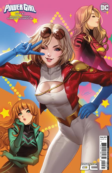 POWER GIRL #2 CVR C LESLEY LEIRIX LI CARD STOCK VAR (10/25/2023)