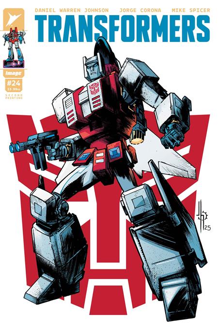 Transformers #24 2nd Print B Jason Howard Autobot Variant (10/29/2025) Image