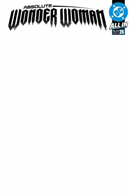 ABSOLUTE WONDER WOMAN #25 CVR E BLANK CARD STOCK VAR (10/28/2026)