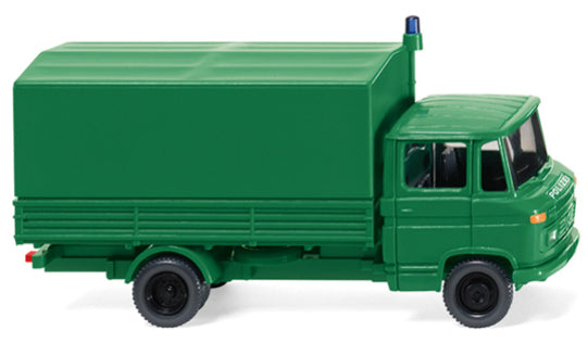Wiking 086442 1/87 Scale Police - Mercedes-Benz L 408 Flatbed Truck