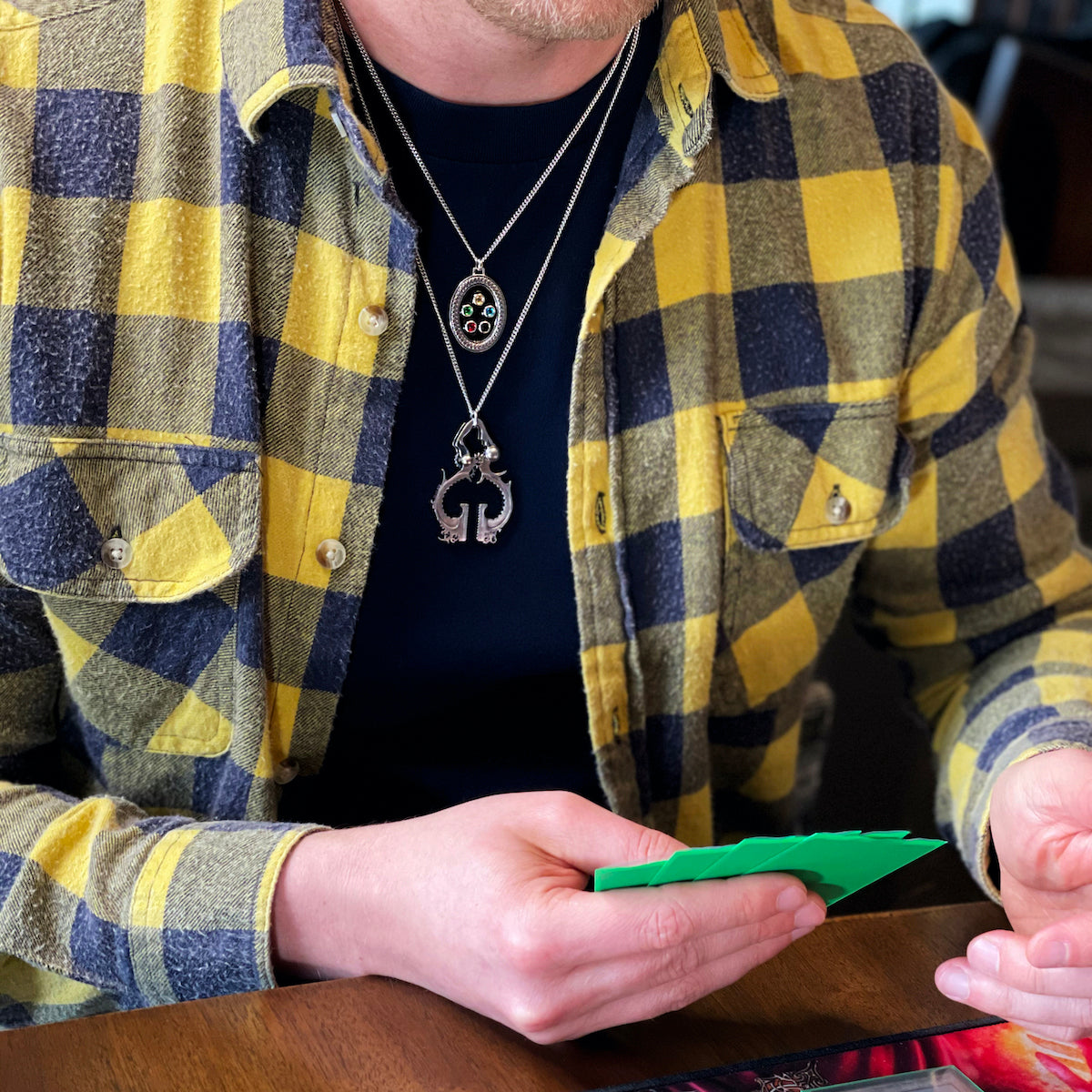 Magic: The Gathering X RockLove Pip Medallion Necklace