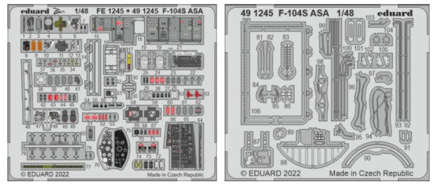 Eduard 491245 1/48 Aircraft- F104S ASA for KIN (Painted)