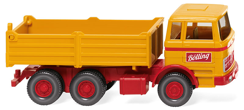 Wiking 067310 1/87 Scale Bolling - Mercedes-Benz High-Side Dump Truck High Quality