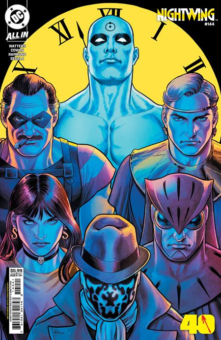 NIGHTWING #144 CVR D NICOLA SCOTT WATCHMEN 40TH ANNIVERSARY CARD STOCK VAR CB (11/18/2026)