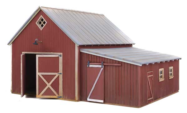 Walthers Cornerstone 933-3346 HO Scale Chicken Coop and Sheds -- Kit