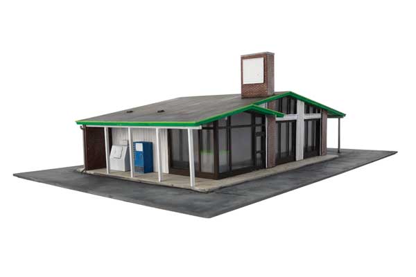 Walthers Cornerstone 933-3542 HO Scale Modernized Gas Station -- Kit