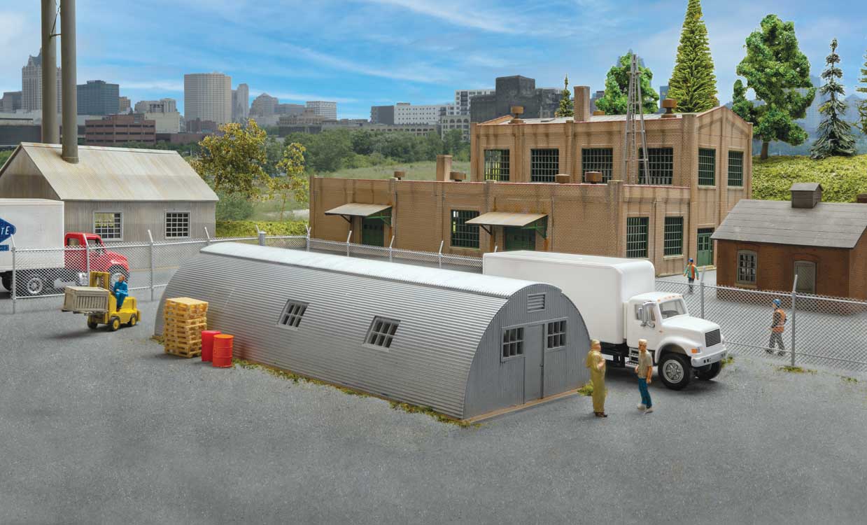 Walthers Cornerstone 933-3560 HO Scale Quonset Hut -- Kit
