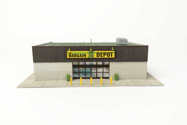 Walthers Cornerstone 933-4113 HO Scale The Bargain Depot - Kit