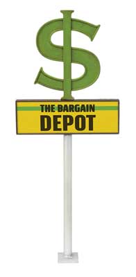 Walthers Cornerstone 933-4113 HO Scale The Bargain Depot - Kit