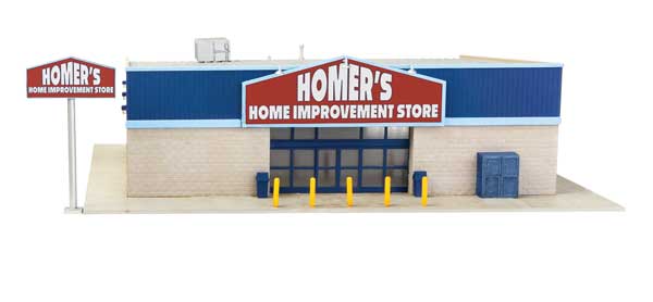 Walthers Cornerstone 933-4119 HO Scale Hardware and Lumber Store - Kit