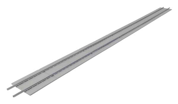 Walthers Cornerstone 933-4163 HO Scale Concrete Track Pads -- Kit\