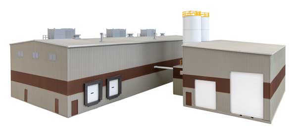 Walthers Cornerstone 933-4166 HO Scale Chocolate Factory -- Kit