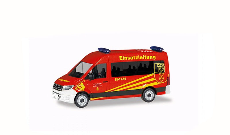 Herpa 94269 1/87 Scale Fire Service - Volkswagen High Roof Crafter Bus