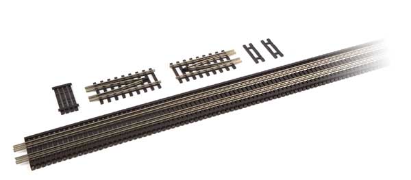Walthers Mainline 948-10004 HO Scale Code 100 Nickel Silver Bridge Track Set - 36" .9m Long