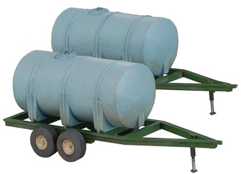 Walthers SceneMaster 949-4194 HO Scale Liquid Fertilizer Trailers -- Kit pkg(4)