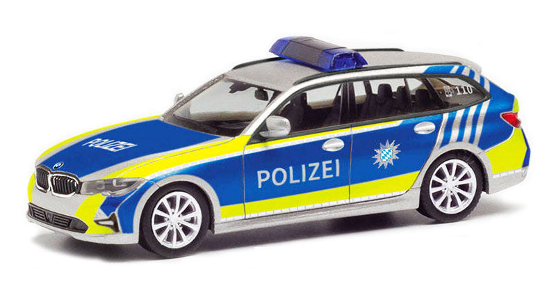 Herpa 95549 1/87 Scale Bavaria Police - BMW 3 Series Touring High