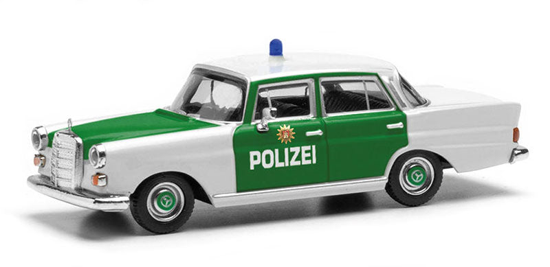 Herpa 097208 1/87 Scale Polizei Hamburg - Mercedes-Benz 200 Tail Fin high