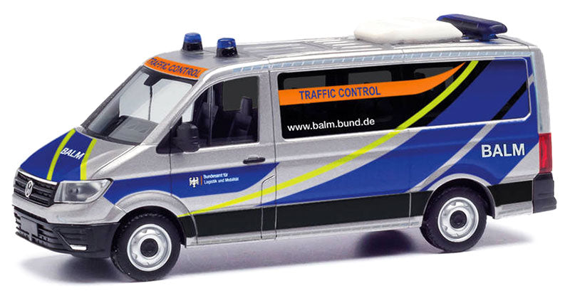 Herpa 097239 1/87 Scale Traffic Control Police - Volkswagen Crafter Bus