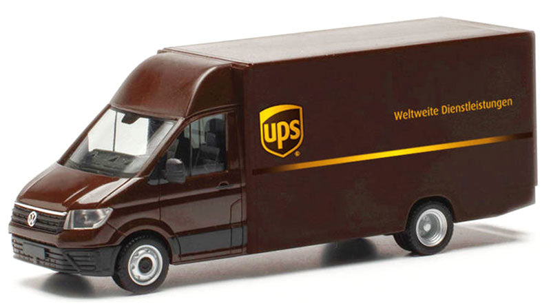 Herpa 097321 1/87 Scale UPS - Volkswagen Crafter Delivery Box Van high