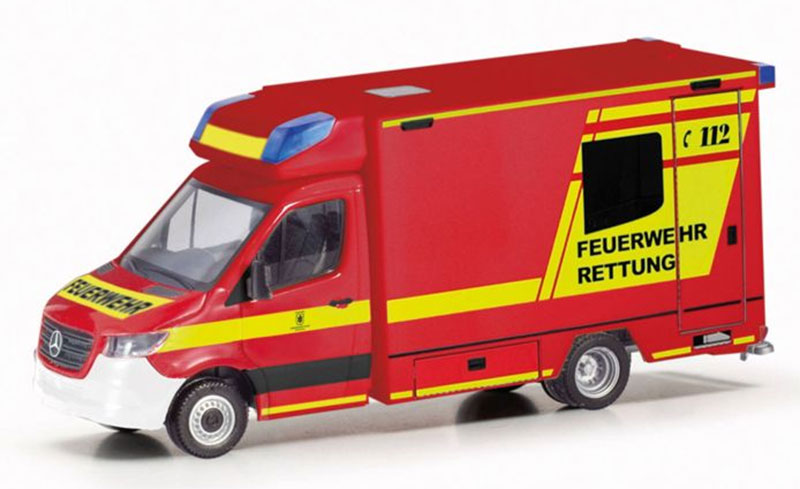 Herpa 097666 1/87 Scale Fire Service - Feuerwehr 112 Rettung