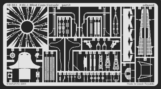 Eduard 48351 1/48 Aircraft- F4U1 Bird Cage for TAM
