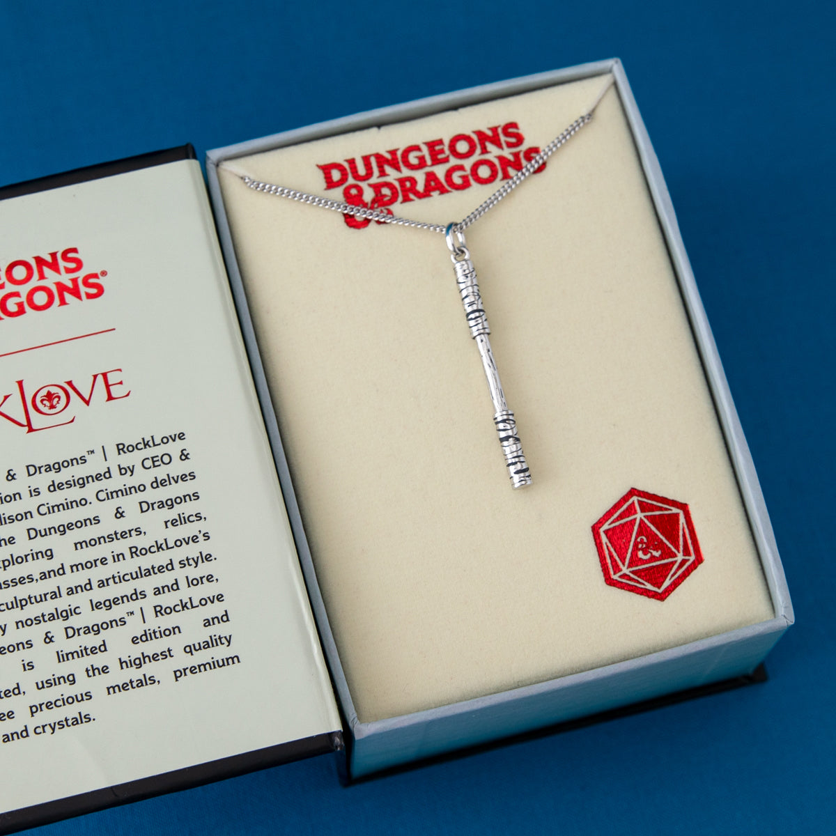 Dungeons and Dragons X RockLove Monk Staff Necklace