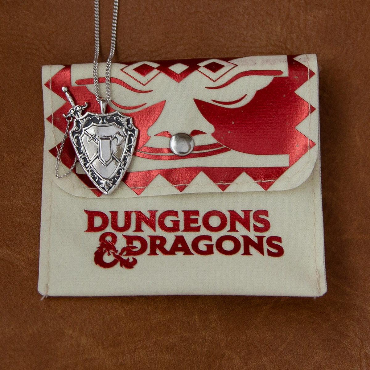 Dungeons and Dragons X RockLove Fighter Sword and Shield Necklace