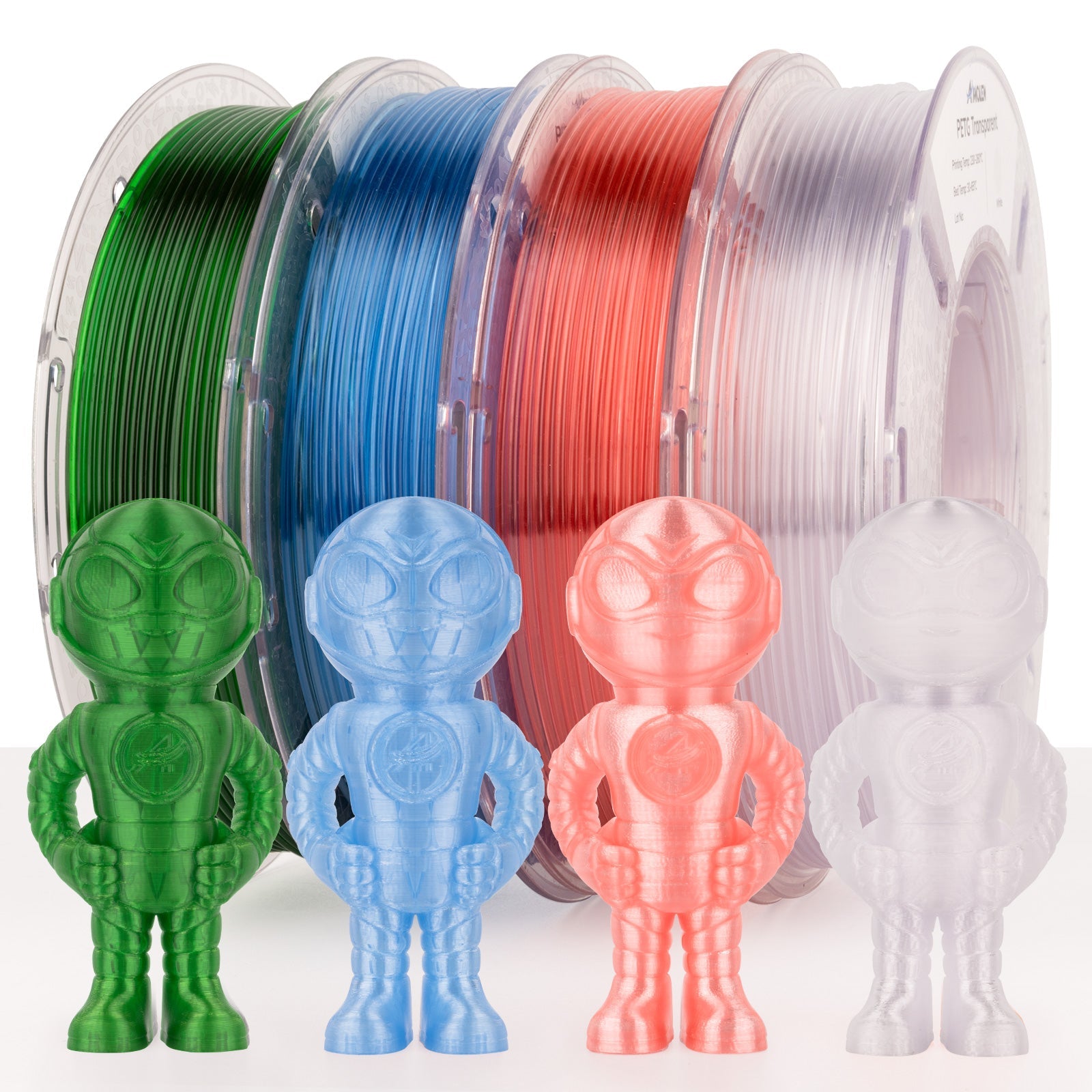 PETG Transparent Variety Pack (4x250g)