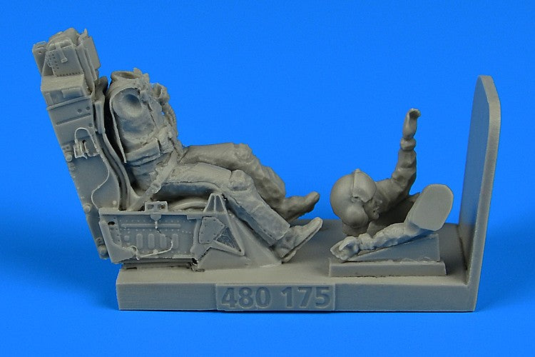 Aerobonus 480175 1/48 USAF F16 Fighter Pilot w/Ejection Seat for ACY, HSG, KIN &
