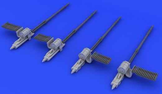 Eduard 624002 1/24 Aircraft- Typhoon Guns for ARX (Resin)