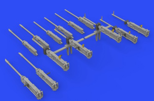 Eduard 648539 1/48 Aircraft- B17G Guns for HKM (Photo-Etch & Resin)