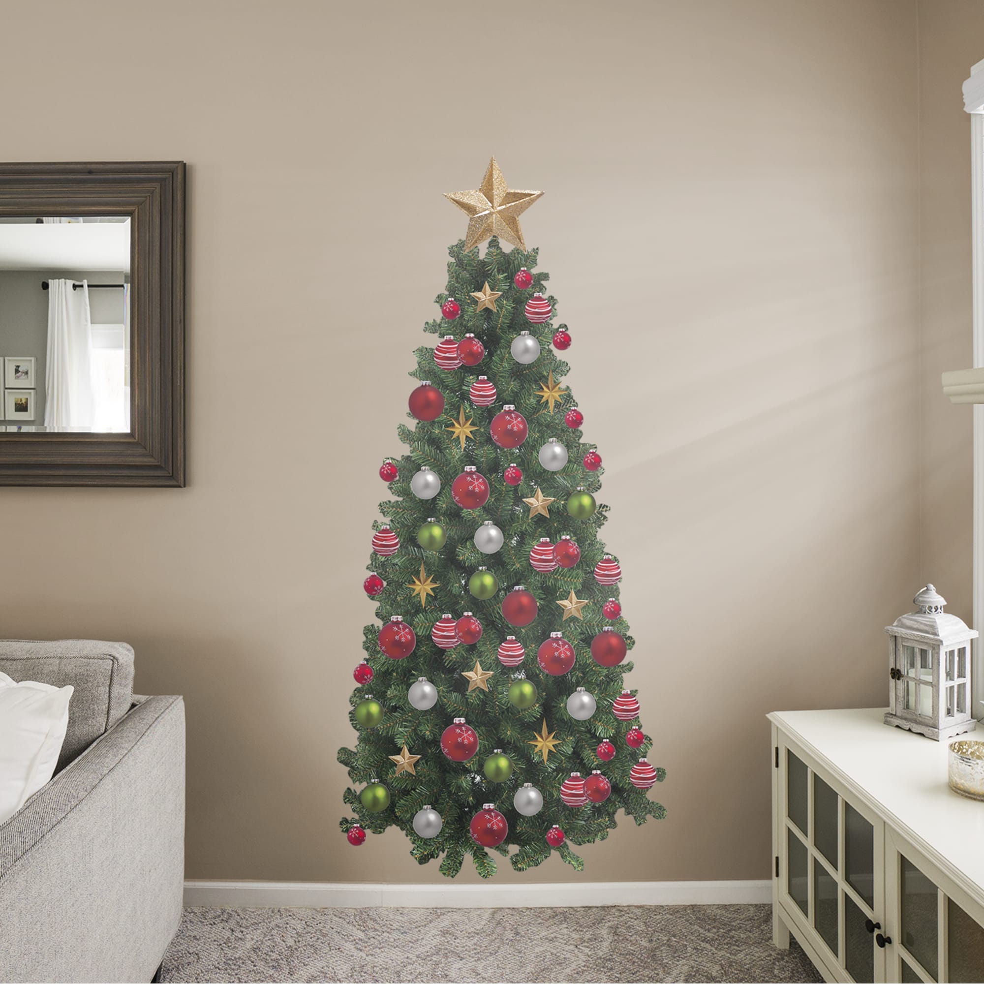 Christmas: Christmas Tree - Removable Adhesive Decal