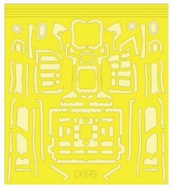 Eduard CX573 1/72 Mask Aircraft- F35B Surface Panels for ACY
