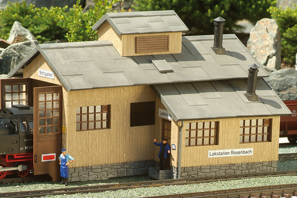PIKO 62042 G Scale Rosenbach Engine Shed Kit