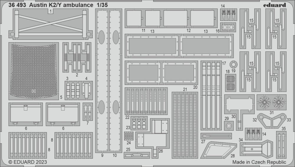 Eduard 36493 1/35 Armor- Austin K2/Y Ambulance for ARX