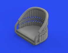 Eduard 648659 1/48 Aircraft- Sopwith Camel Seat for EDU (Photo-Etch & Resin)