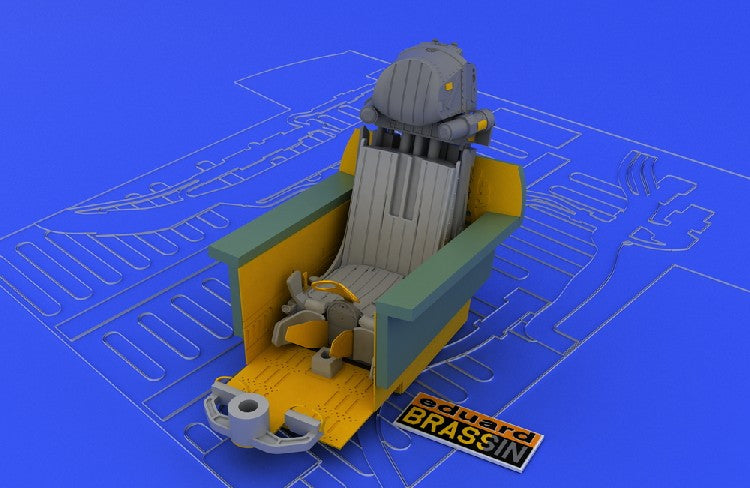 Eduard 648034 1/48 Aircraft- MiG29 Seat Late for ACY (Photo-Etch & Resin)