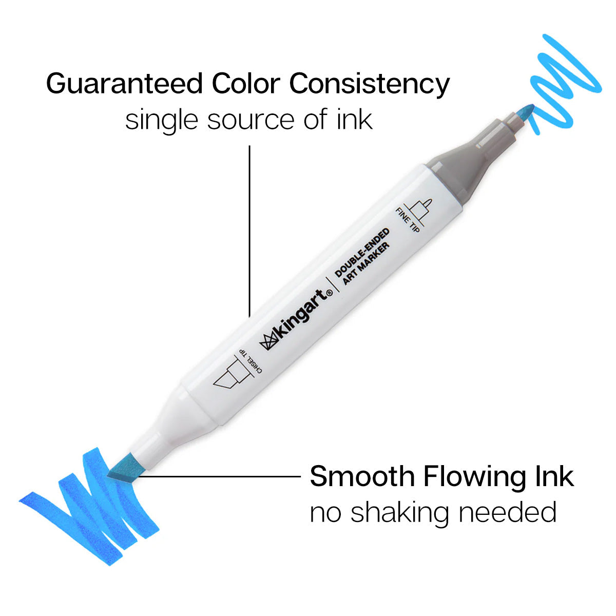 Double-Ended Alcohol Markers 120 Colors