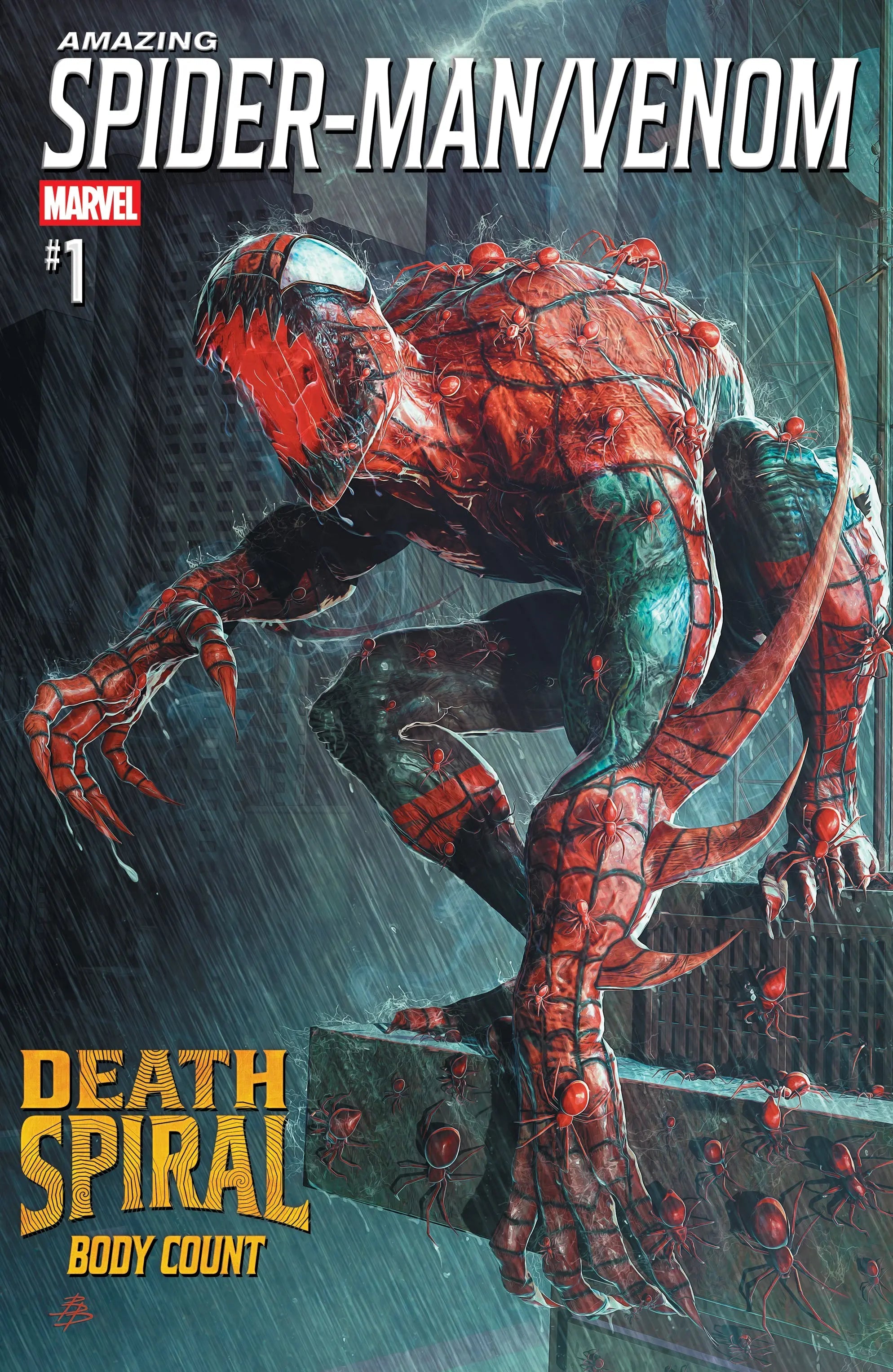 AMAZING SPIDER-MAN/VENOM: DEATH SPIRAL - BODY COUNT #1 - ECC Bjorn Barends Exclusive