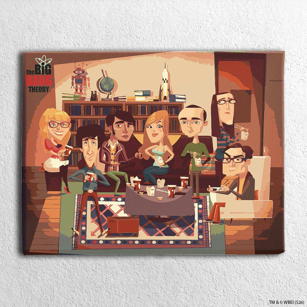 The Big Bang Theory - Paint By Numbers Kit