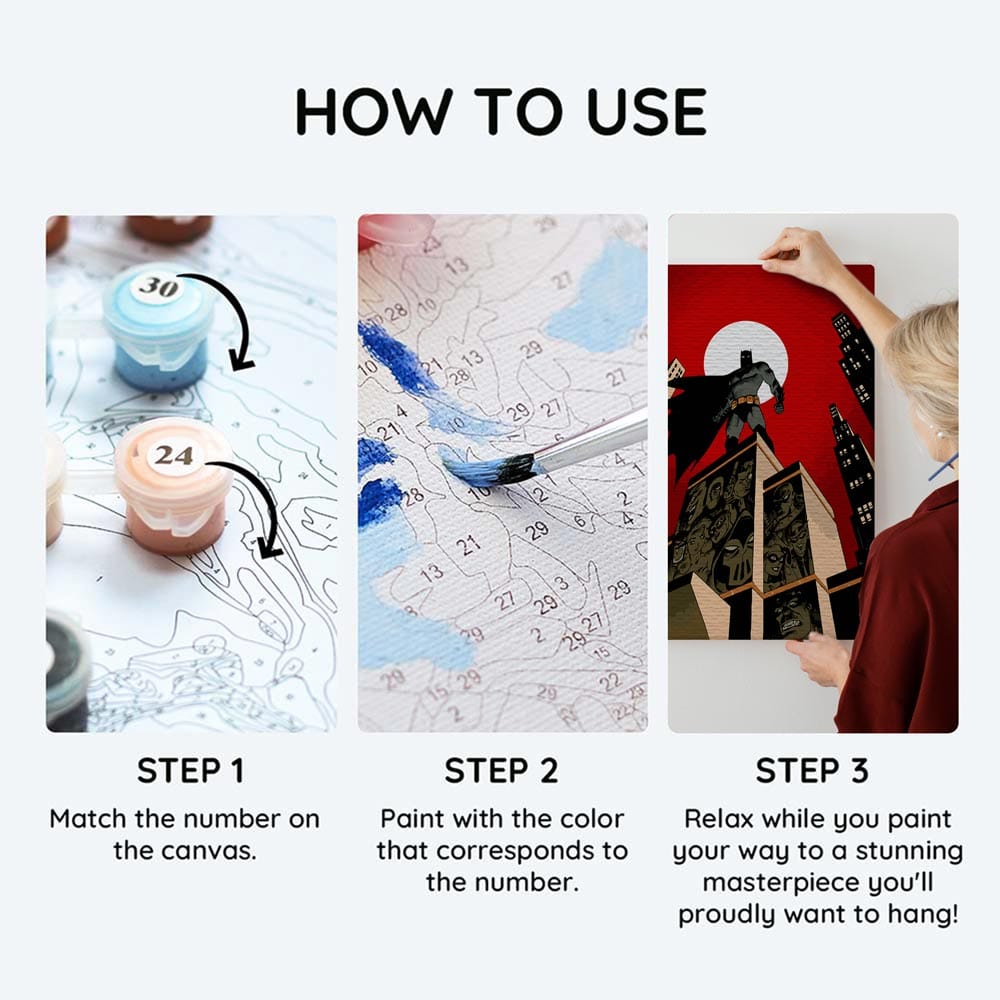 The Gotham Guardian - Paint By Numbers Kit