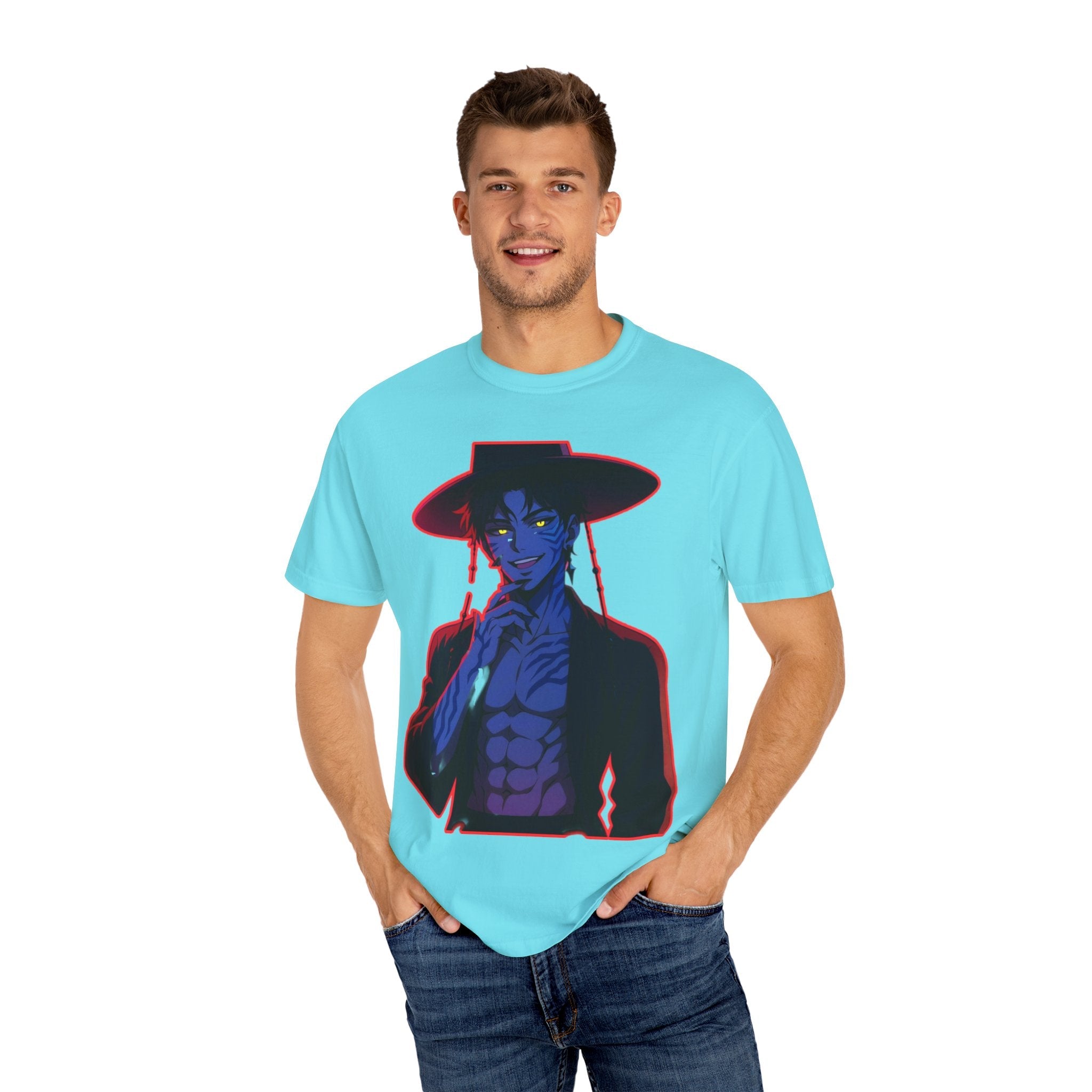 Kpop Anime-Inspired Unisex T-Shirt, Retro Anime Tee, Cool Graphic Shirt, Gift for Anime Lovers, Fashionable Streetwear