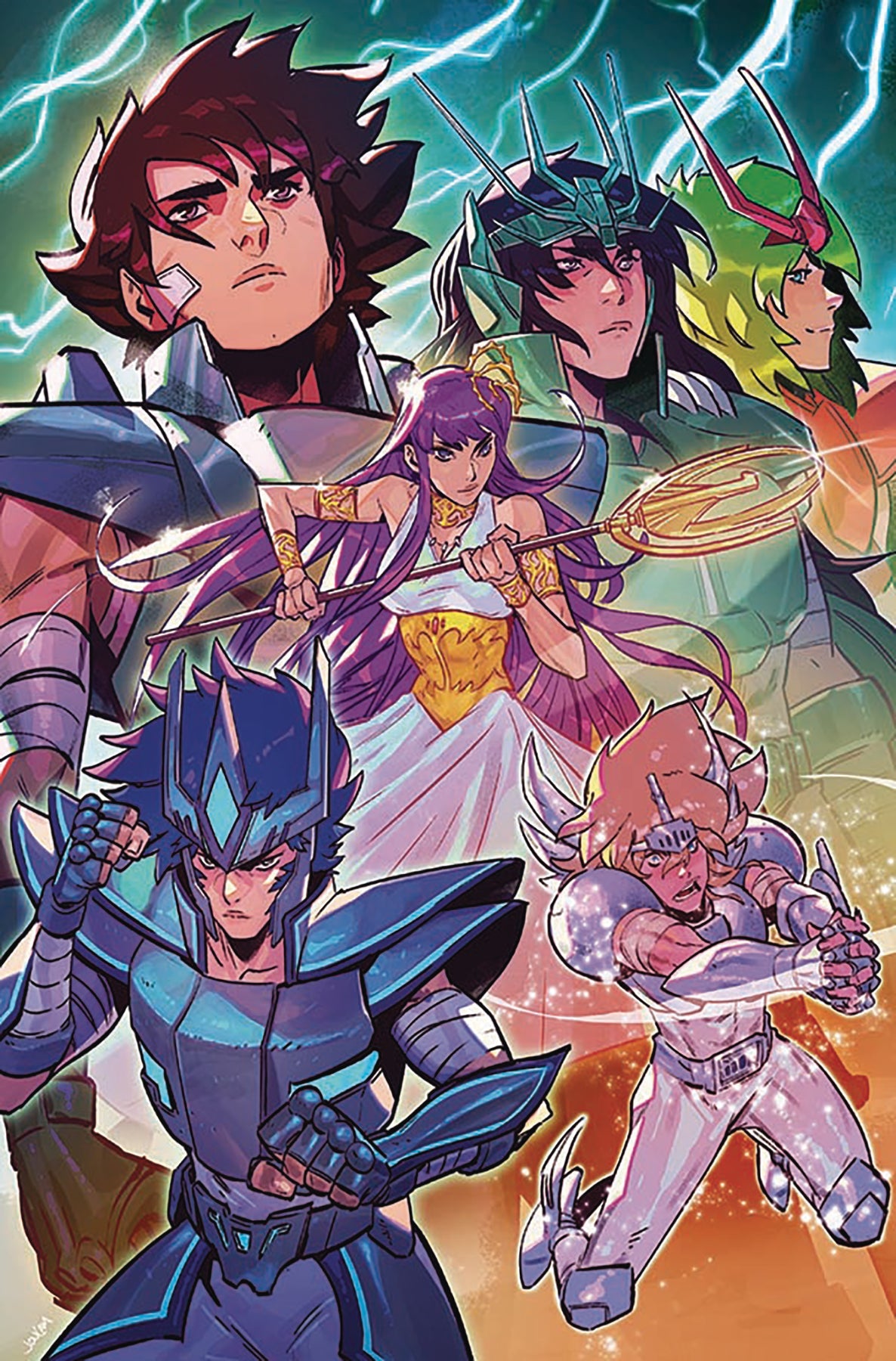 Saint Seiya Knights Of Zodiac Time Odyssey #4 D 1:10 Variant (02/12/2025) Ablaze