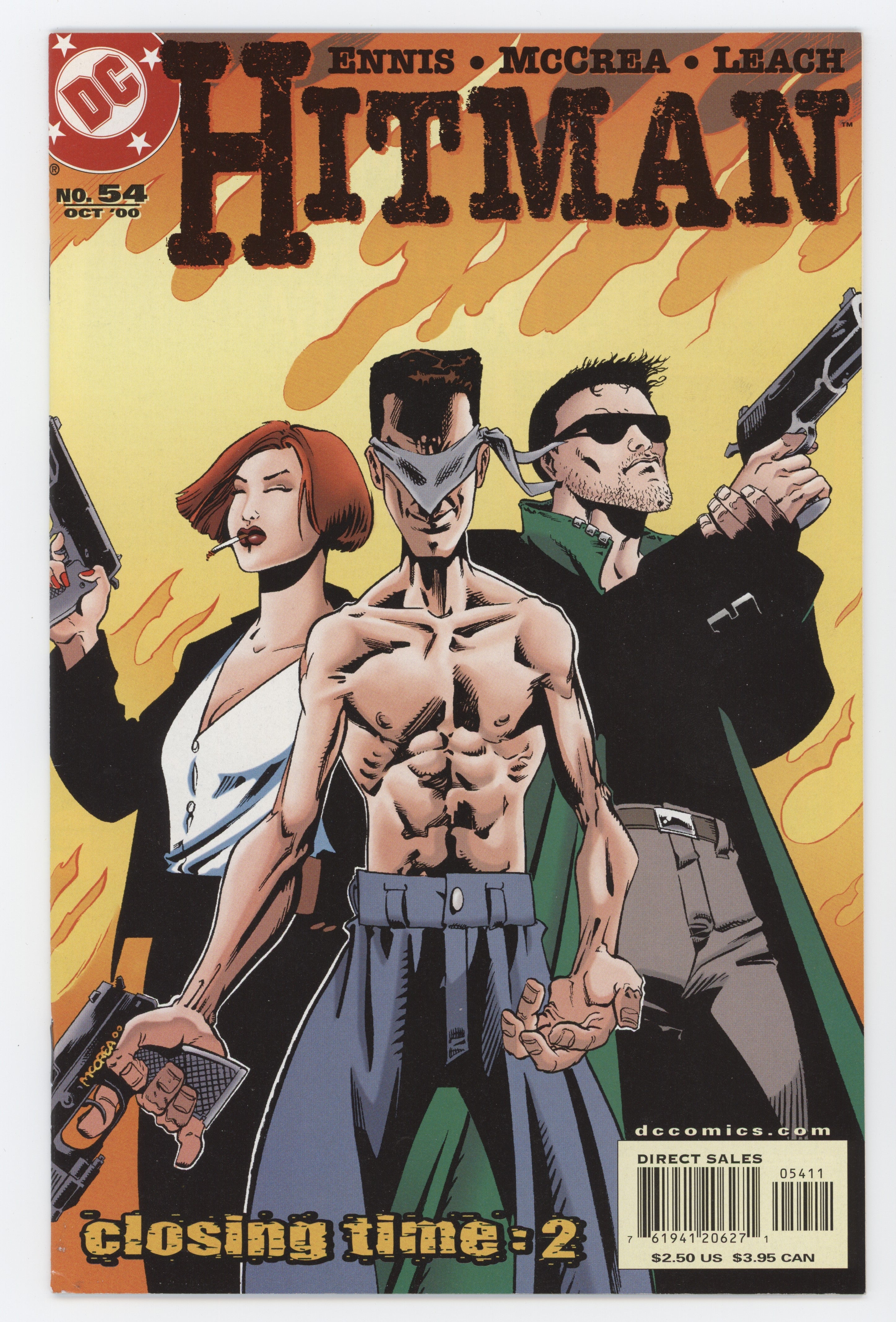 Hitman 54 DC 2000 VF NM Garth Ennis John McCrea