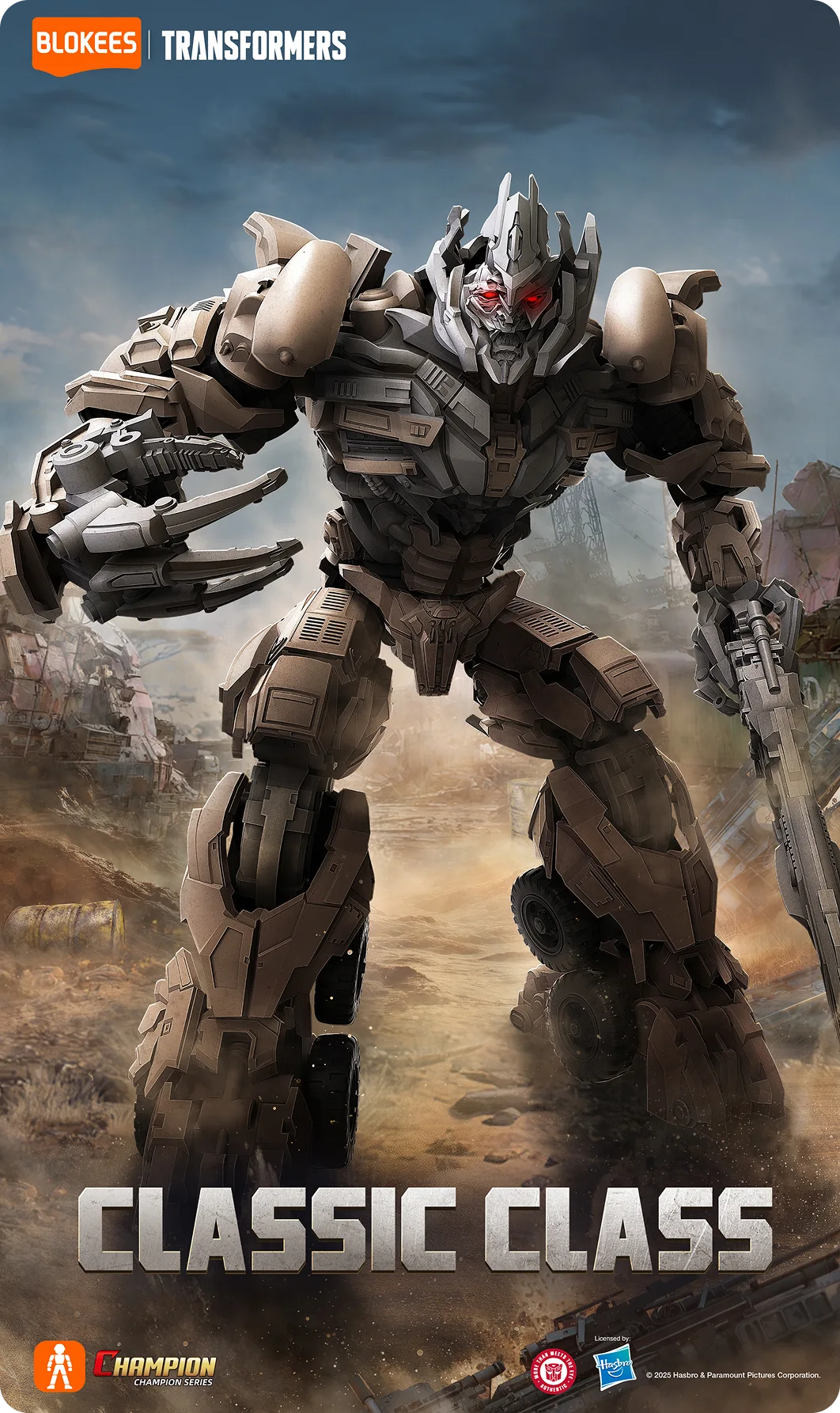 Blokees MEGATRON Transformers Dark of The Moon Classic Class 22