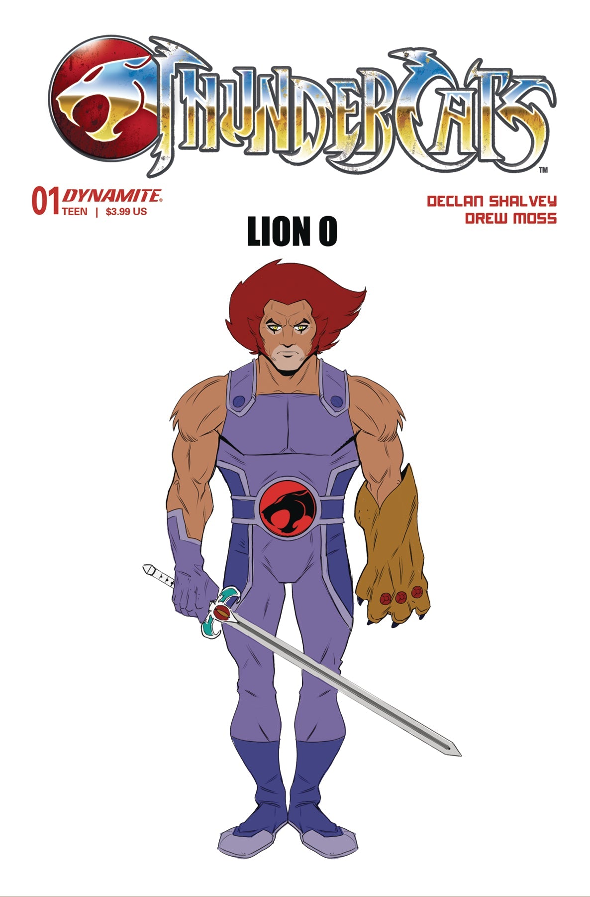 Thundercats #1 P 1:10 Drew Moss Lion O Design Original Variant (02/07/2024) Dynamite