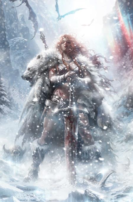 RED SONJA SOLSTICE SPECIAL #1 (ONE SHOT) CVR F FRANCESCO MATTINA LTD VIRGIN VAR CB (01/06/2027)