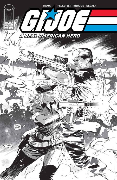 GI JOE A REAL AMERICAN HERO #335 CVR B LEE WEEKS B&W VAR CB (12/09/2026)
