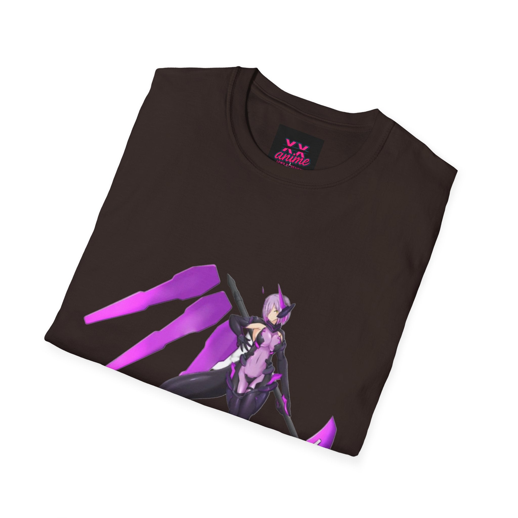 Anime-lewd Inspired Unisex Softstyle T-Shirt, Graphic Tee for Fans, Perfect for Cosplay, Gift for Anime Lovers, Casual Wear, Unique Designs